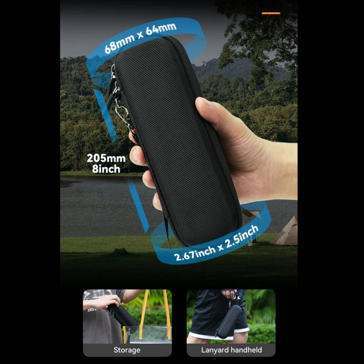 For DJI Osmo Pocket 3 Camera TELESIN Portable Carrying Bag Storage Case(Black) by TELESIN