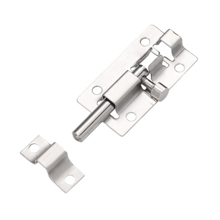2 inch Stainless Steel Latch Door Bolt Bathroom Wooden Door And Window Anti-Theft Latch Lock by bashfashion