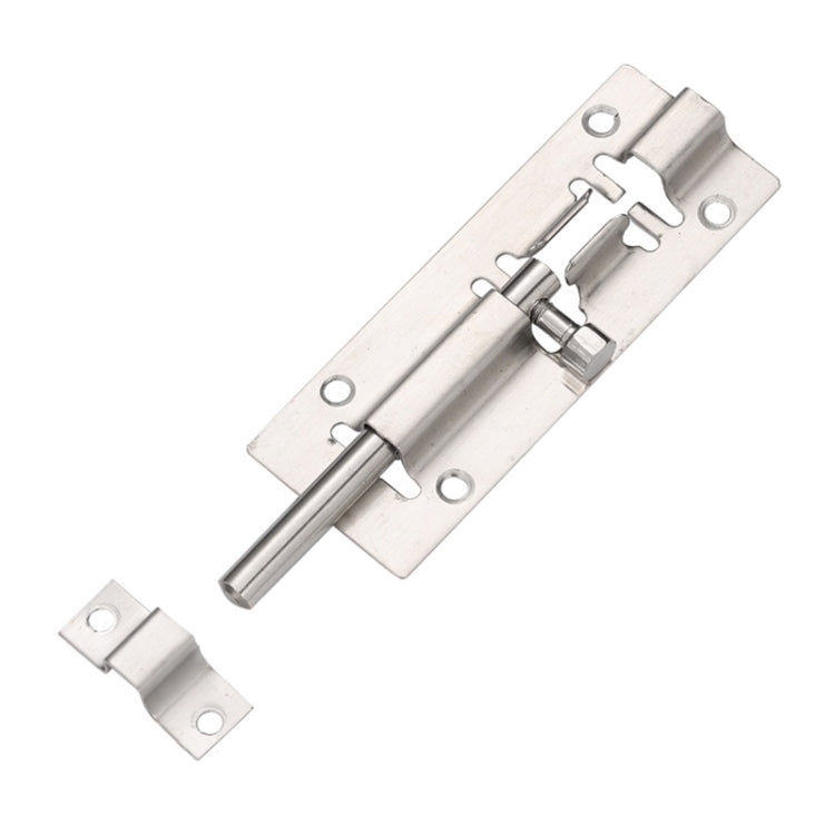 4 inch Stainless Steel Latch Door Bolt Bathroom Wooden Door And Window Anti-Theft Latch Lock by bashfashion