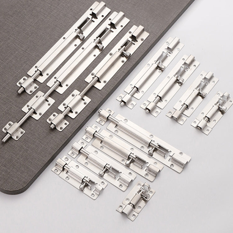 2 inch Stainless Steel Latch Door Bolt Bathroom Wooden Door And Window Anti-Theft Latch Lock by bashfashion