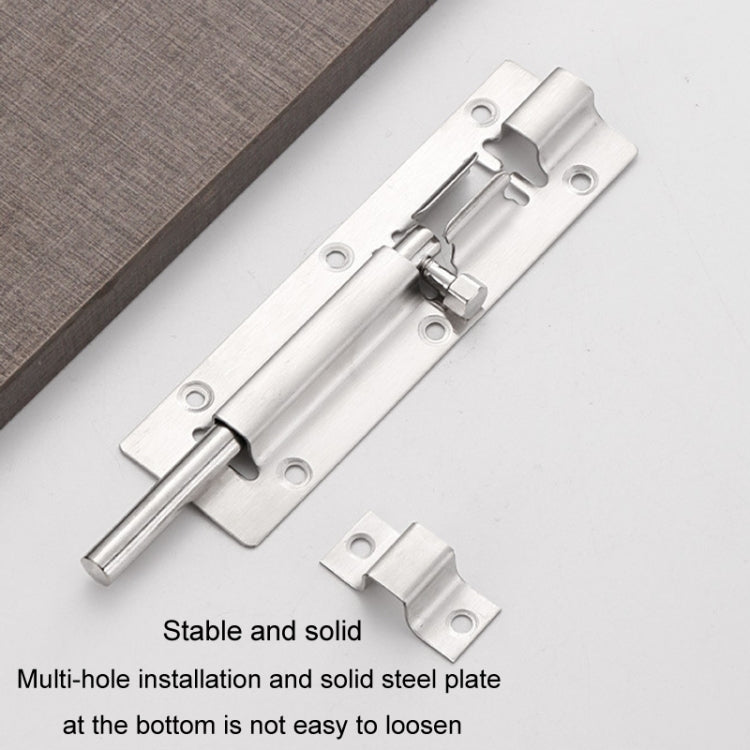 2 inch Stainless Steel Latch Door Bolt Bathroom Wooden Door And Window Anti-Theft Latch Lock by bashfashion