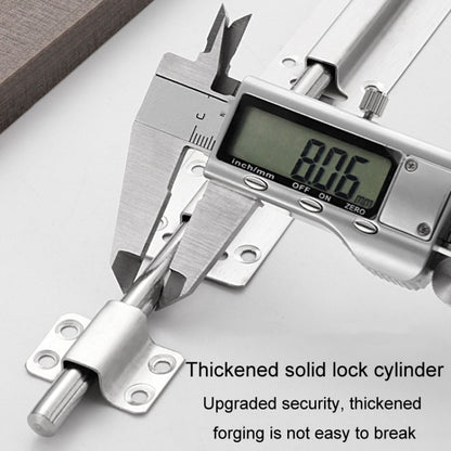 8 inch Stainless Steel Latch Door Bolt Bathroom Wooden Door And Window Anti-Theft Latch Lock by bashfashion