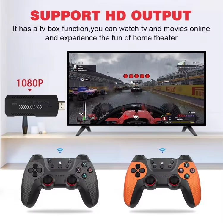 X2 Ultra Video Game Stick Console With 2.4G Double Wireless Controller 64GB by bashfashion