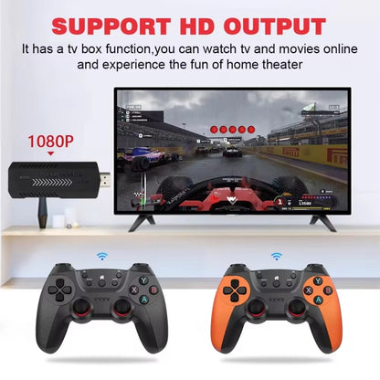 X2 Ultra Video Game Stick Console With 2.4G Double Wireless Controller 64GB by bashfashion