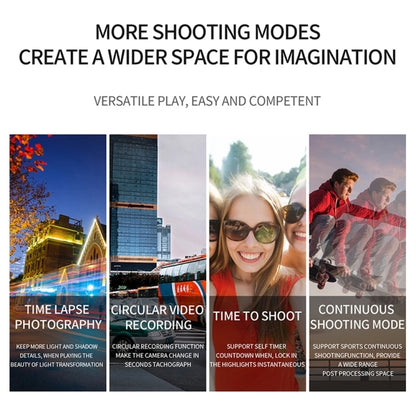 SC002 4K/60FPS IP68 Waterproof WiFi HD Mini Outdoor Sports Diving Camera, Color: Black+32G by bashfashion