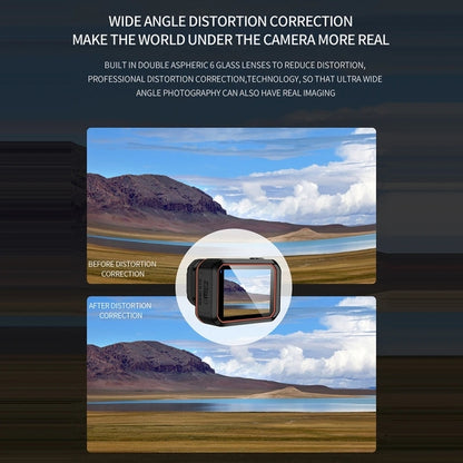 SC002 4K/60FPS IP68 Waterproof WiFi HD Mini Outdoor Sports Diving Camera, Color: Black+64G by bashfashion