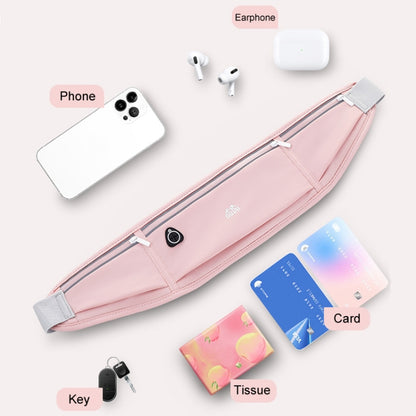 OUDU Outdoor Sports Waist Pack Male And Female Running Waterproof Cell Phone Bag(Black) by OUDU