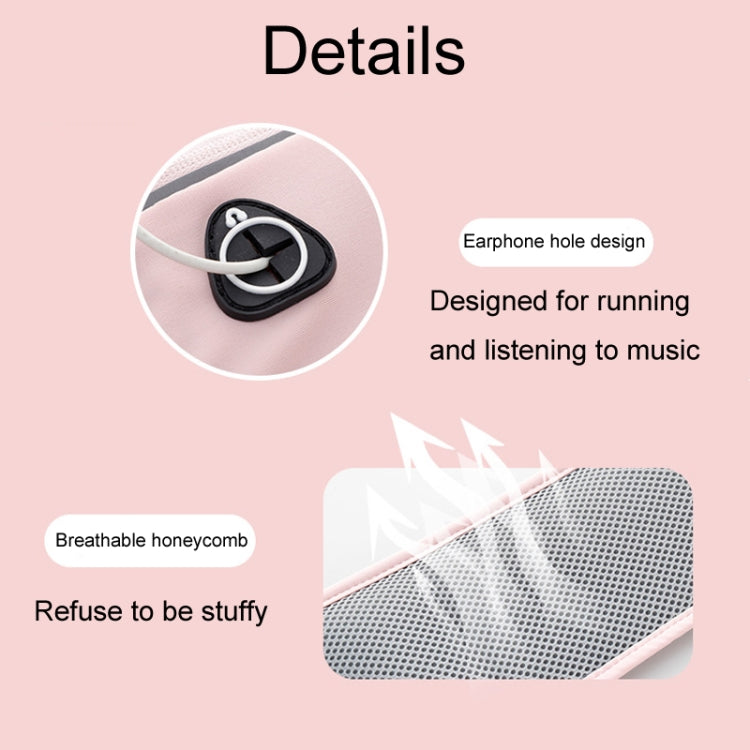 OUDU Outdoor Sports Waist Pack Male And Female Running Waterproof Cell Phone Bag(Navy Blue) by OUDU