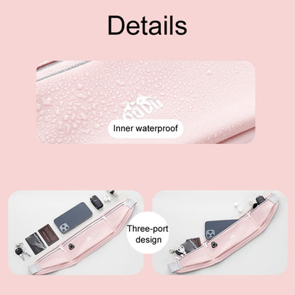 OUDU Outdoor Sports Waist Pack Male And Female Running Waterproof Cell Phone Bag(Navy Blue) by OUDU