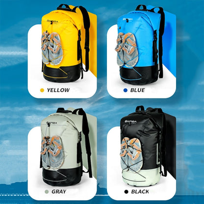 XINDA XD-BAG19 IPX7 Waterproof Outdoor Stream Tracing Backpack Diving Bag, Color: Light Gray-16L by XINDA