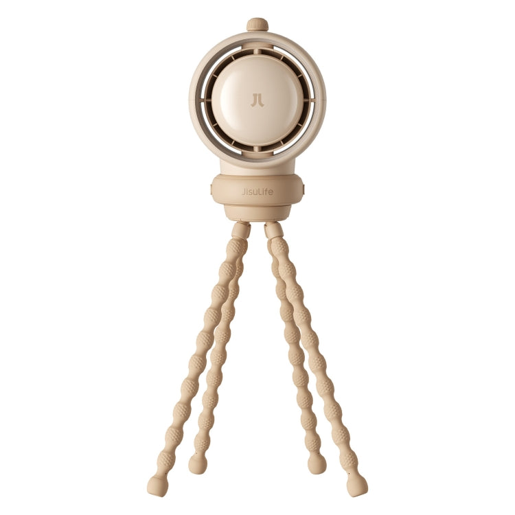 JisuLife Stroller Fan Life2S High Speed Energy Saving Stroller Mini Fan Octopus Bladeless Swingable Head Air Purifying Fan(Brown) by Jisulife