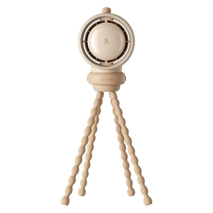 JisuLife Stroller Fan Life2S High Speed Energy Saving Stroller Mini Fan Octopus Bladeless Swingable Head Air Purifying Fan(Brown) by Jisulife