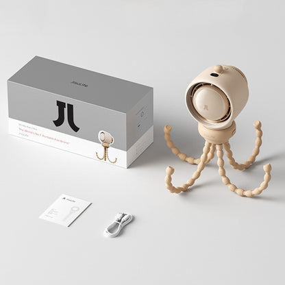 JisuLife Stroller Fan Life2S High Speed Energy Saving Stroller Mini Fan Octopus Bladeless Swingable Head Air Purifying Fan(Brown) by Jisulife