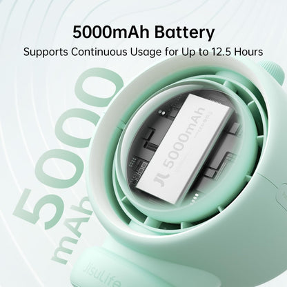 JisuLife Stroller Fan Life2S High Speed Energy Saving Stroller Mini Fan Octopus Bladeless Swingable Head Air Purifying Fan(Brown) by Jisulife