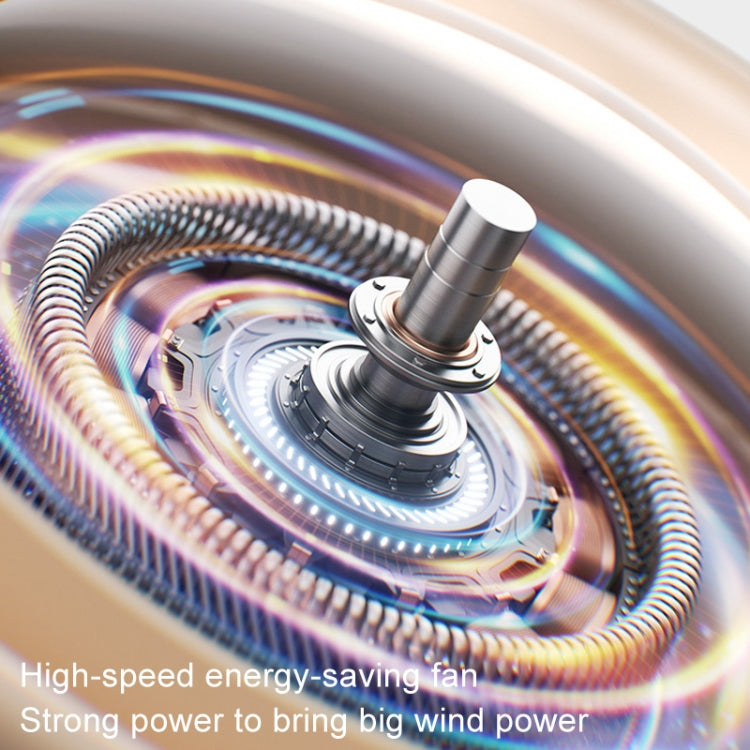 JisuLife Stroller Fan Life2S High Speed Energy Saving Stroller Mini Fan Octopus Bladeless Swingable Head Air Purifying Fan(Brown) by Jisulife