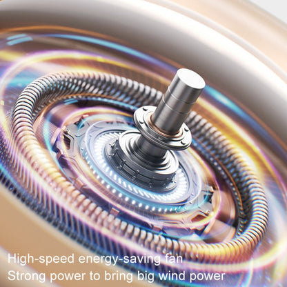 JisuLife Stroller Fan Life2S High Speed Energy Saving Stroller Mini Fan Octopus Bladeless Swingable Head Air Purifying Fan(Brown) by Jisulife