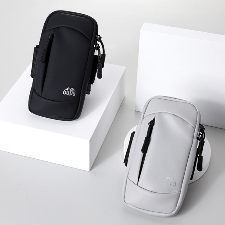 OUDU Outdoor Running Cell Phone Arm Bag Unisex Sports Portable Mobile Phone Pouch(Light Pink) by OUDU