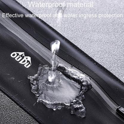 Large OUDU Outdoor Running Cell Phone Waist Pack Men And Women Waterproof Sports Gear(Black) by OUDU