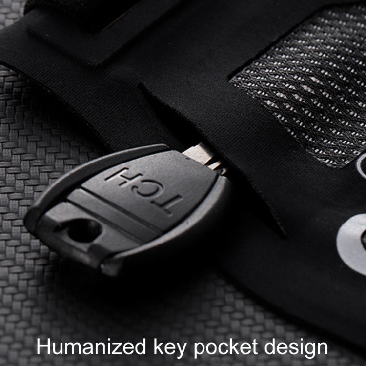 Outdoor Running Cell Phone Waist Pack Men And Women Waterproof Sports Gear, Style: Dual Zipper Hemp Gray by bashfashion