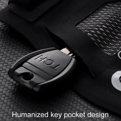 Outdoor Running Cell Phone Waist Pack Men And Women Waterproof Sports Gear, Style: Dual Zipper Hemp Gray by bashfashion