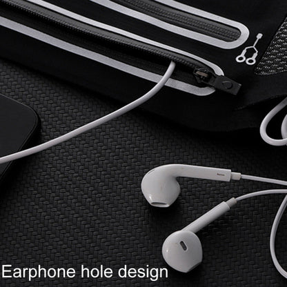 Outdoor Running Cell Phone Waist Pack Men And Women Waterproof Sports Gear, Style: Dual Zipper Hemp Gray by bashfashion