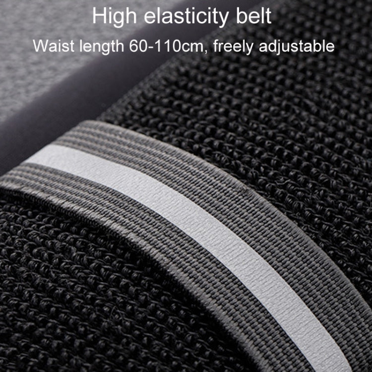 Large OUDU Outdoor Sports Portable Wrap-Around Waist Pack Unisex Cell Phone Bag(Hemp Black) by OUDU