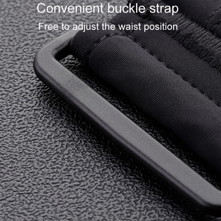 Small OUDU Outdoor Sports Portable Wrap-Around Waist Pack Unisex Cell Phone Bag(Black) by OUDU