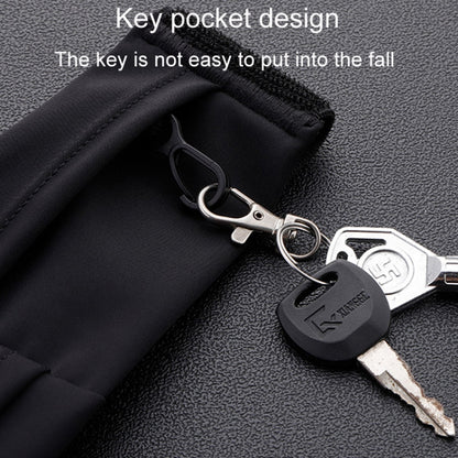 Small OUDU Outdoor Sports Portable Wrap-Around Waist Pack Unisex Cell Phone Bag(Black) by OUDU