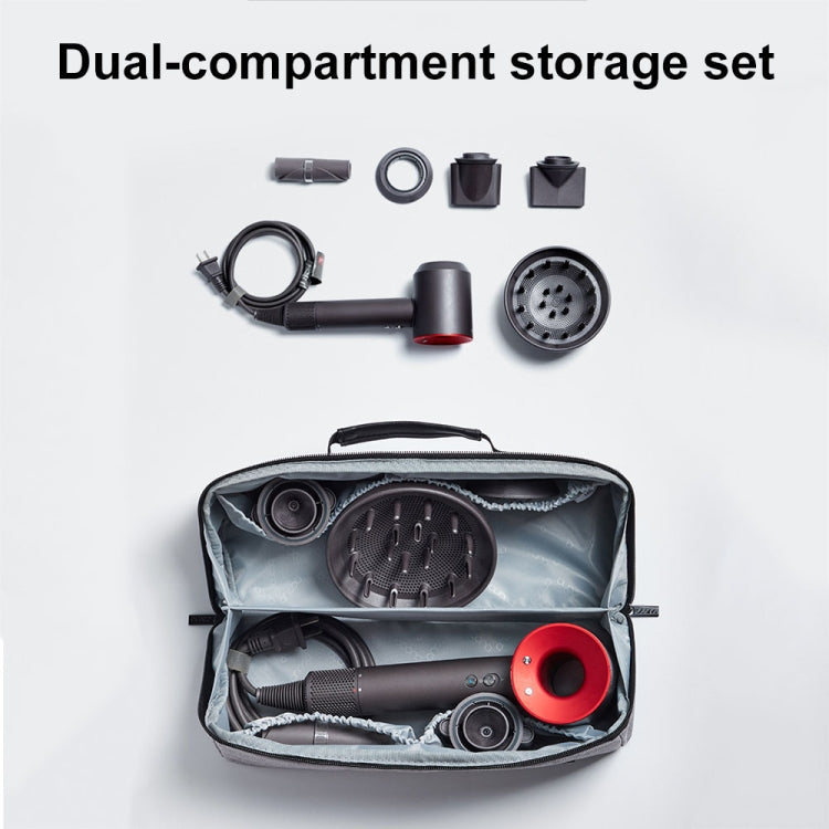 For Dyson Baona BN-DS010 Large Capacity Waterproof Hair Dryer Storage Bag(Black) by Baona