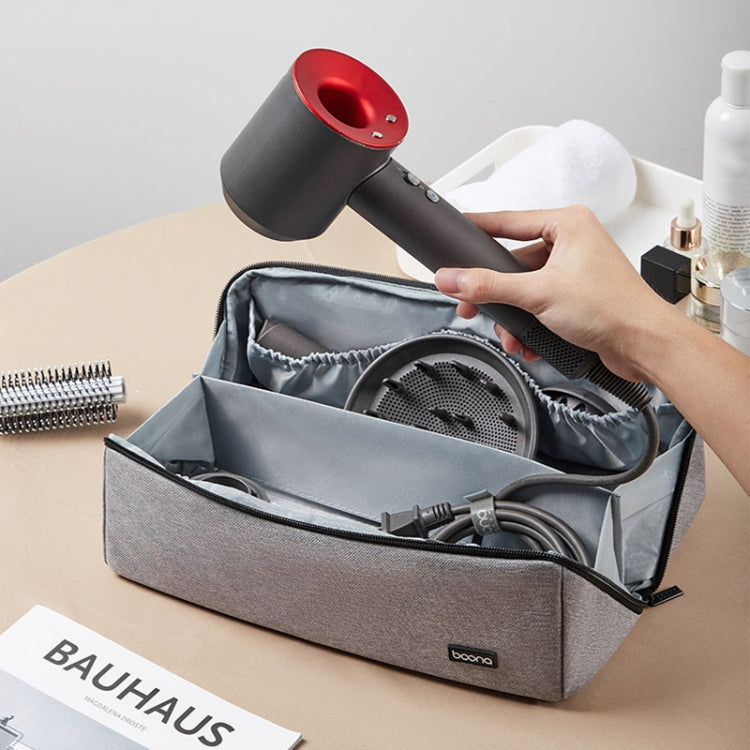 For Dyson Baona BN-DS010 Large Capacity Waterproof Hair Dryer Storage Bag(Gray) by Baona