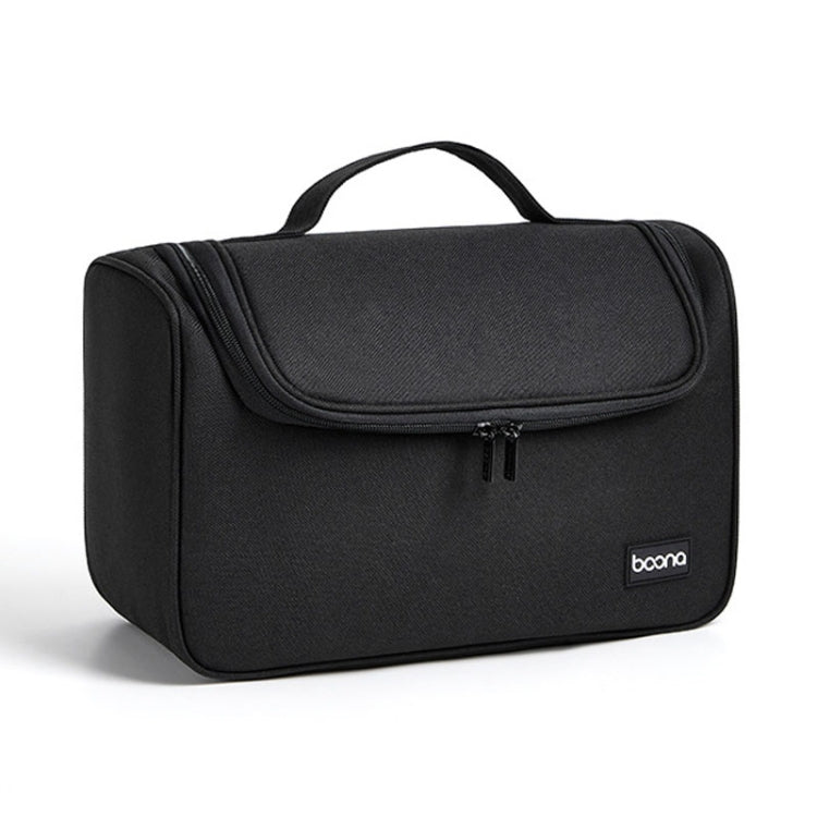 For Dyson Baona BN-DS002 Large Capacity Portable Handheld Hair Dryer Storage Bag with Hook(Black) by Baona