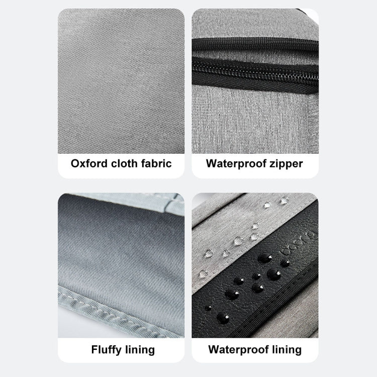 For DJI Mini 4 Pro Baona BN-H016 Portable Waterproof Crossbody Drones Storage Bag(Grey) by Baona