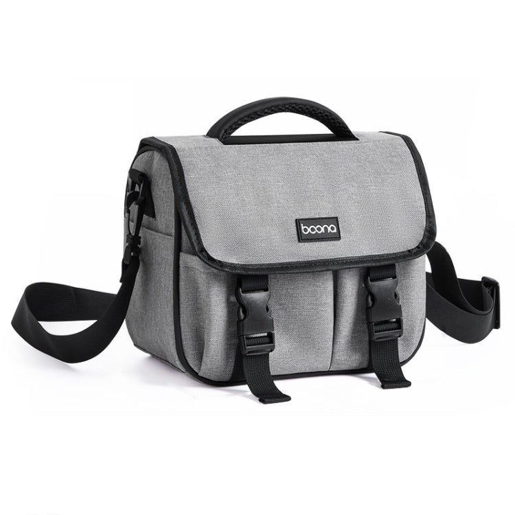 Baona BN-H017 Photography SLR / Micro Single Cross-Body Camera Storage Bag, Color: L Gray by Baona