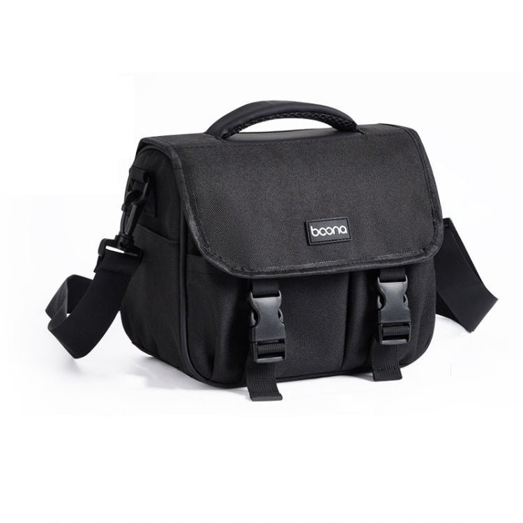 Baona BN-H017 Photography SLR / Micro Single Cross-Body Camera Storage Bag, Color: L Black by Baona