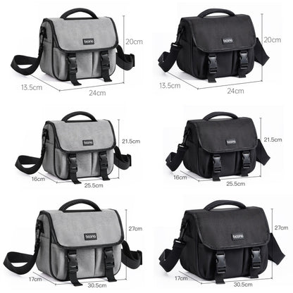 Baona BN-H017 Photography SLR / Micro Single Cross-Body Camera Storage Bag, Color: M Black by Baona