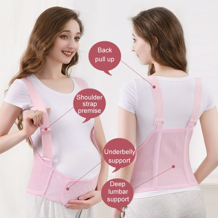 Breathable Late Pregnancy Walking Use Belly Band Maternity Prenatal Support Belt, Size: XXXL(Pink) by bashfashion