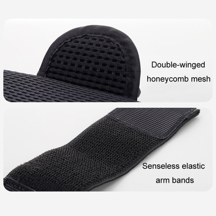 Outdoor Running Cell Phone Arm Bag Unisex Waterproof Mobile Phone Pouch(Black) by bashfashion