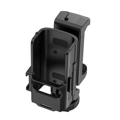 For DJI Osmo Pocket 3 Phone Holder Expansion Bracket With 3 Cold Shoe Port(Black) by bashfashion