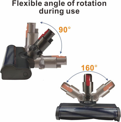 For Dyson V10 Slim / V12 Slim Vacuum Cleaner Floor Brush Head with Green LED Light by bashfashion