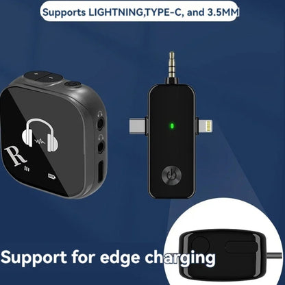 5.8G Wireless In-ear Monitor System Support Dual-Earphone Monitoring One To Four by bashfashion