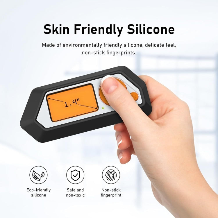 For Flipper Zero Electronic Pet Silicone Full-Cover Protective Case(Black) by bashfashion