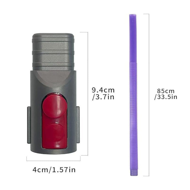For Dyson V6 / DC Cordless Vacuum Dryer Vent Cleaner Kit Hose Attachment Purple by bashfashion