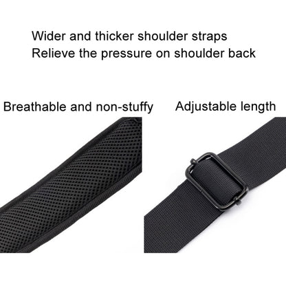 Cwatcun D121 Shoulder Crossbody Camera Bag Colorful Large Capacity Waterproof Digital Photography Bag, Color: Medium Orange Red by Cwatcun