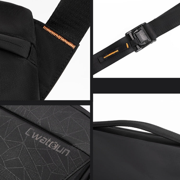 Cwatcun D133 Camera Chest Bag Multi-functional Handheld Slanting Cross Shoulder Camera Casual Bag, Color: Small Black by Cwatcun