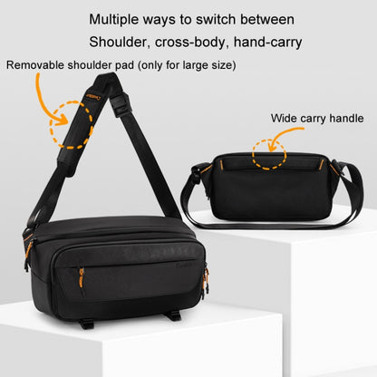 Cwatcun D133 Camera Chest Bag Multi-functional Handheld Slanting Cross Shoulder Camera Casual Bag, Color: Medium Black by Cwatcun