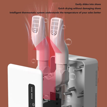 140W Boot Dryer Wall Mounted Shoes Warmer Heater, 3 Gear Timing, 360 Degree Rotating Air Outlet UK Plug(Green) by bashfashion