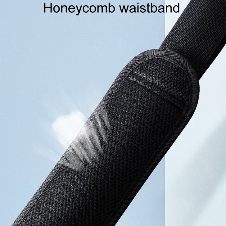 Large OUDU Outdoor Sports Wraparound Waist Pack Portable Water Bottle Bag(Hemp Black) by OUDU