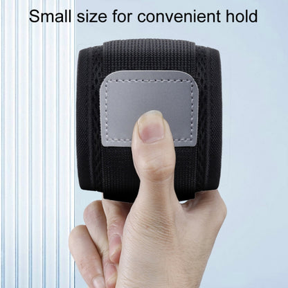 Large OUDU Outdoor Sports Wraparound Waist Pack Portable Water Bottle Bag(Hemp Black) by OUDU