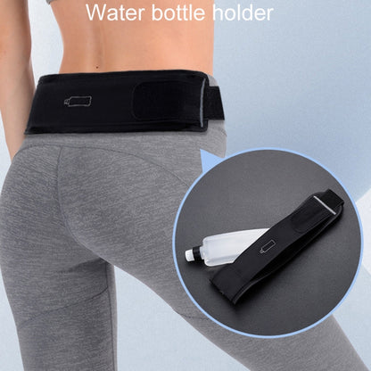 Large OUDU Outdoor Sports Wraparound Waist Pack Portable Water Bottle Bag(Black) by OUDU