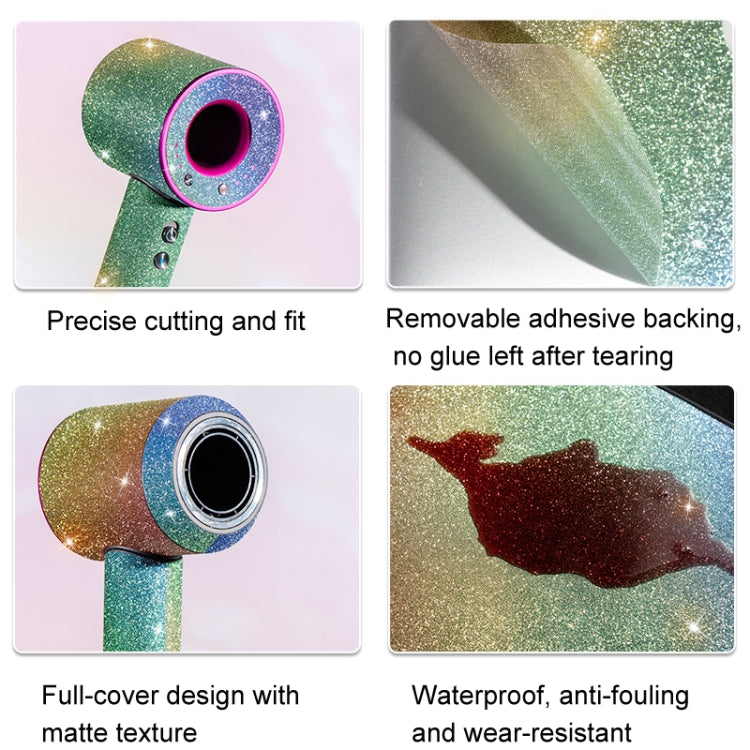 For Dyson Supersonic Hair Dryer Gypsophila Frosted Sticker Protective Film(MT-001) by bashfashion